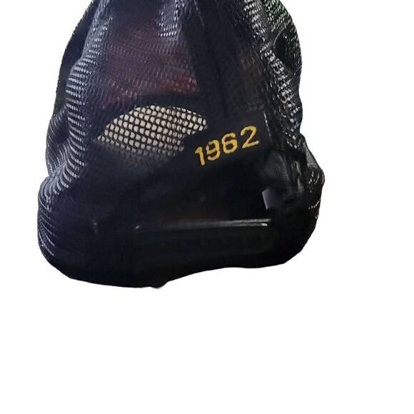 Vintage Rise To Live To Ride Hat 1962 Snapback Motercycle Biker Mesh Cap - Picture 4 of 6